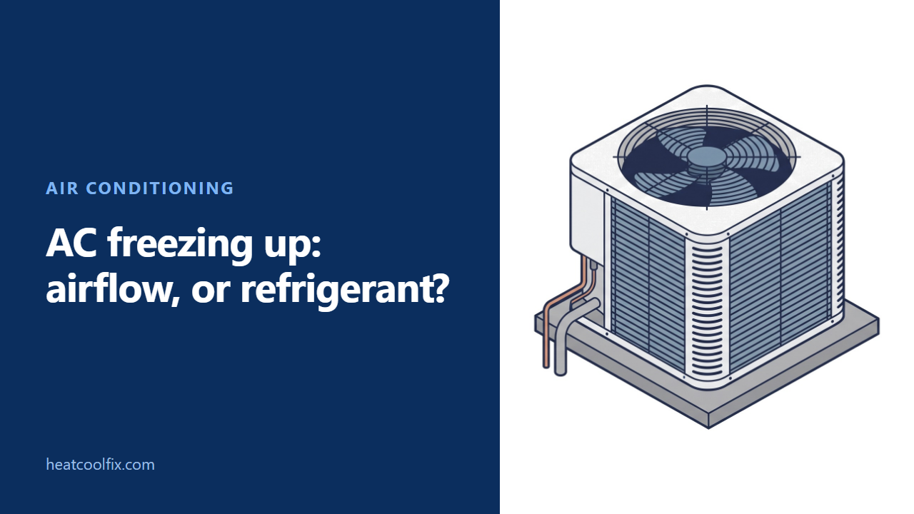 AC Freezing Up: Why the Coil Ices and How to Thaw It