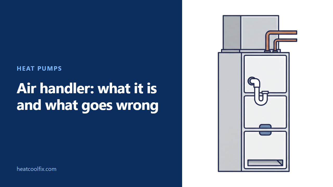 Air Handler Not Working: What It Is, What Goes Wrong