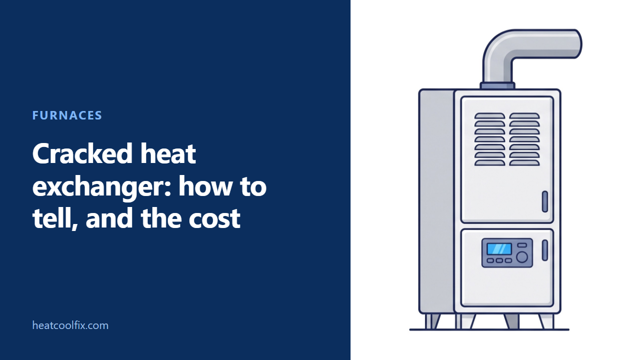 Cracked Heat Exchanger: How to Tell, and the Cost