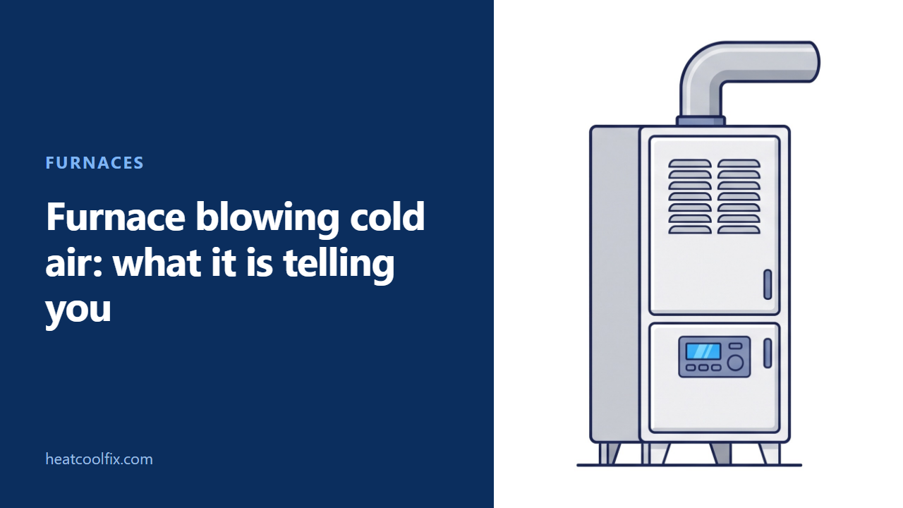 Furnace Blowing Cold Air: What It Is Telling You
