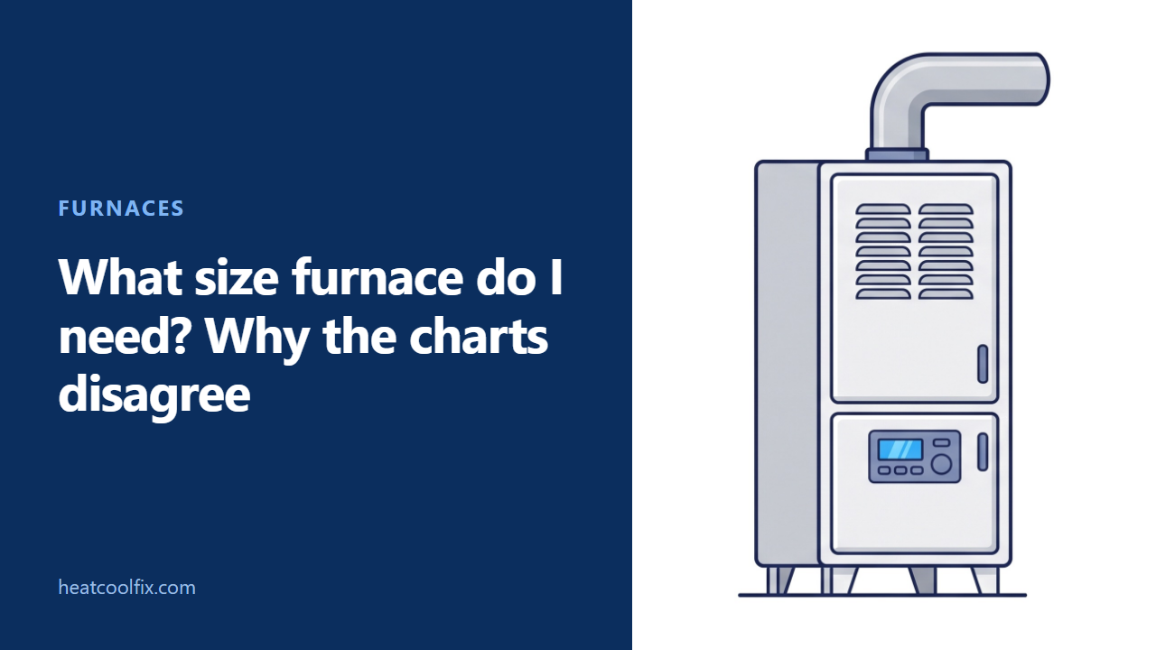 What Size Furnace Do I Need? Why the Charts Disagree