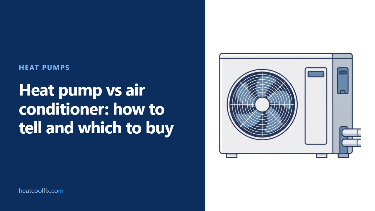 Heat Pump vs Air Conditioner: How to Tell and Which to Buy