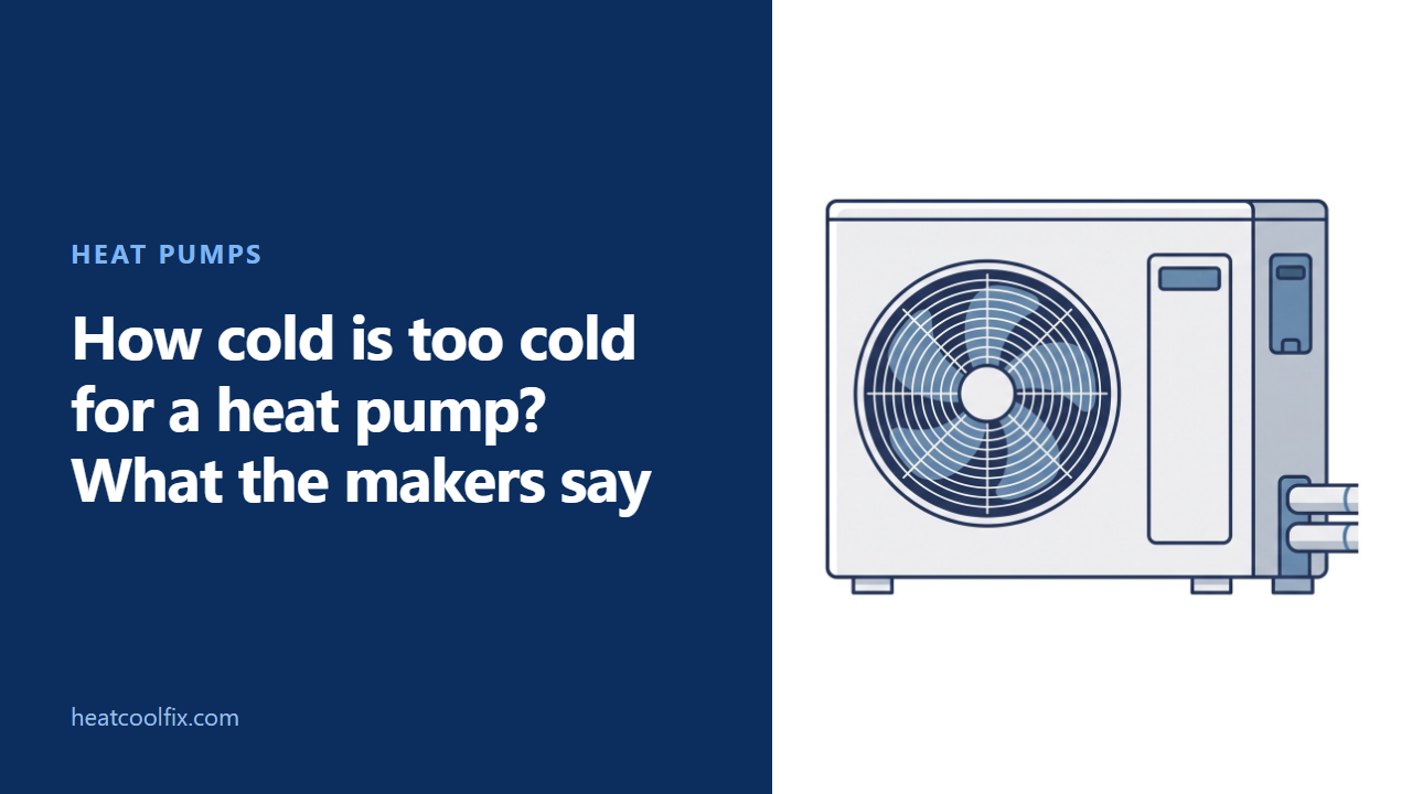 How Cold Is Too Cold for a Heat Pump? What the Makers Say