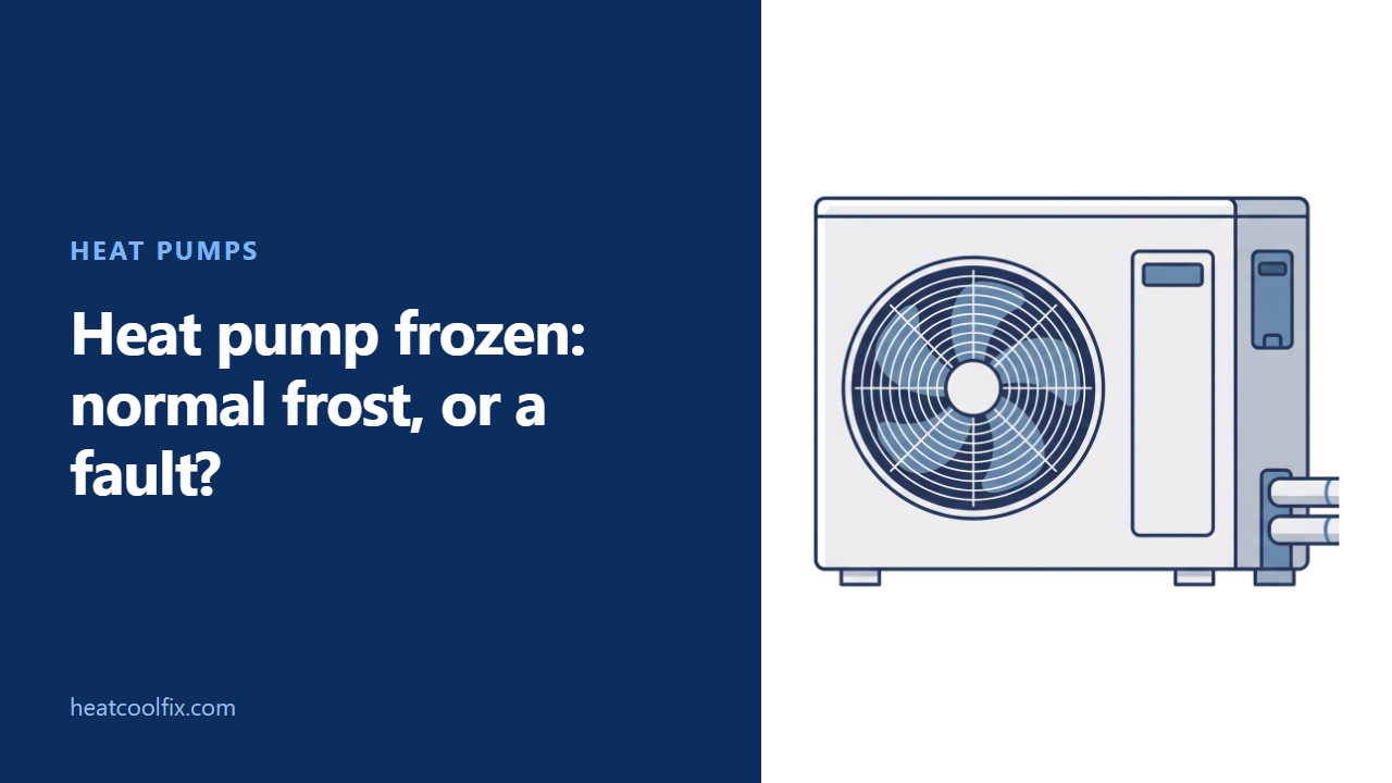 Heat Pump Frozen in Winter: Normal Frost or a Fault?