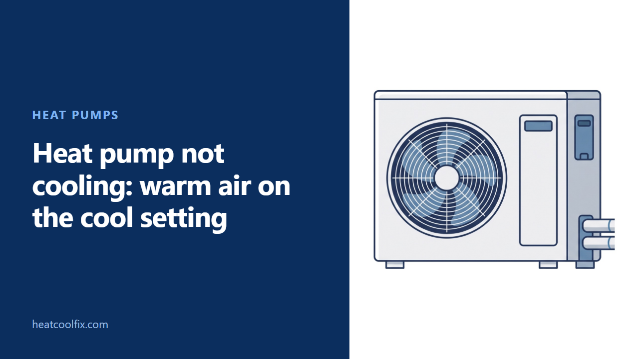 Heat Pump Not Cooling: Warm Air on the Cool Setting