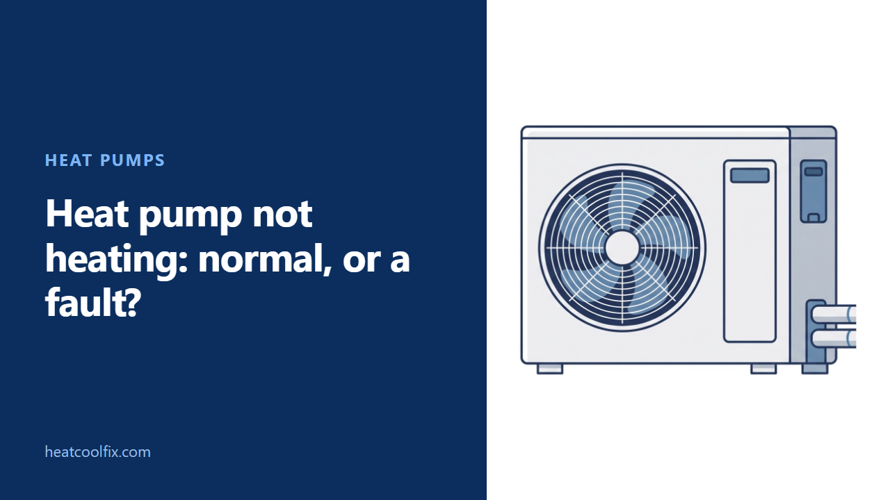 Heat Pump Not Heating: What Is Normal and What Is Not