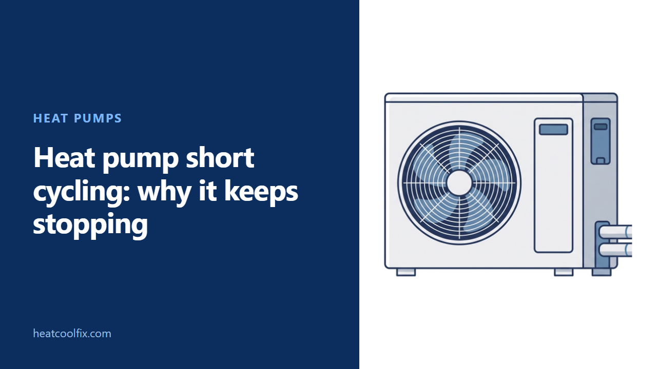 Heat Pump Short Cycling: Why It Keeps Stopping