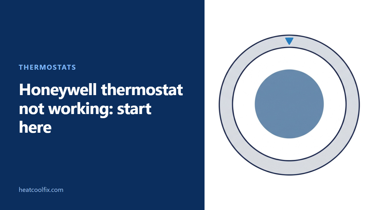 Honeywell Thermostat Not Working: The Checks in Order
