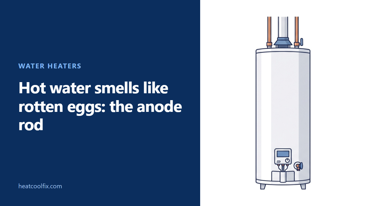 Hot Water Smells Like Rotten Eggs: The Anode Rod