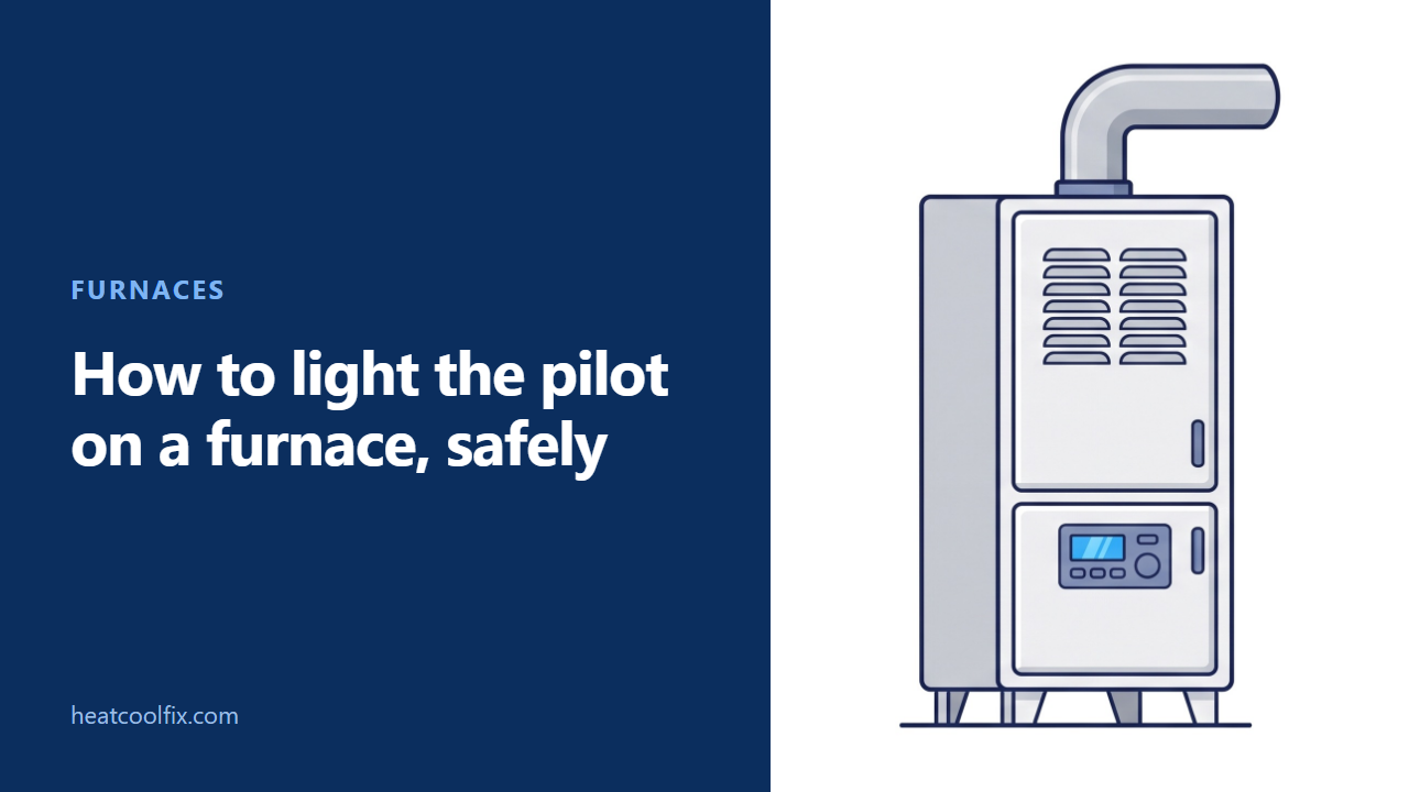 How to Light the Pilot on a Furnace, Safely