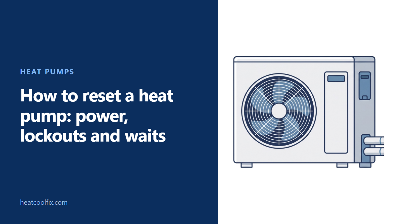 How to Reset a Heat Pump: Power, Lockouts and Waits