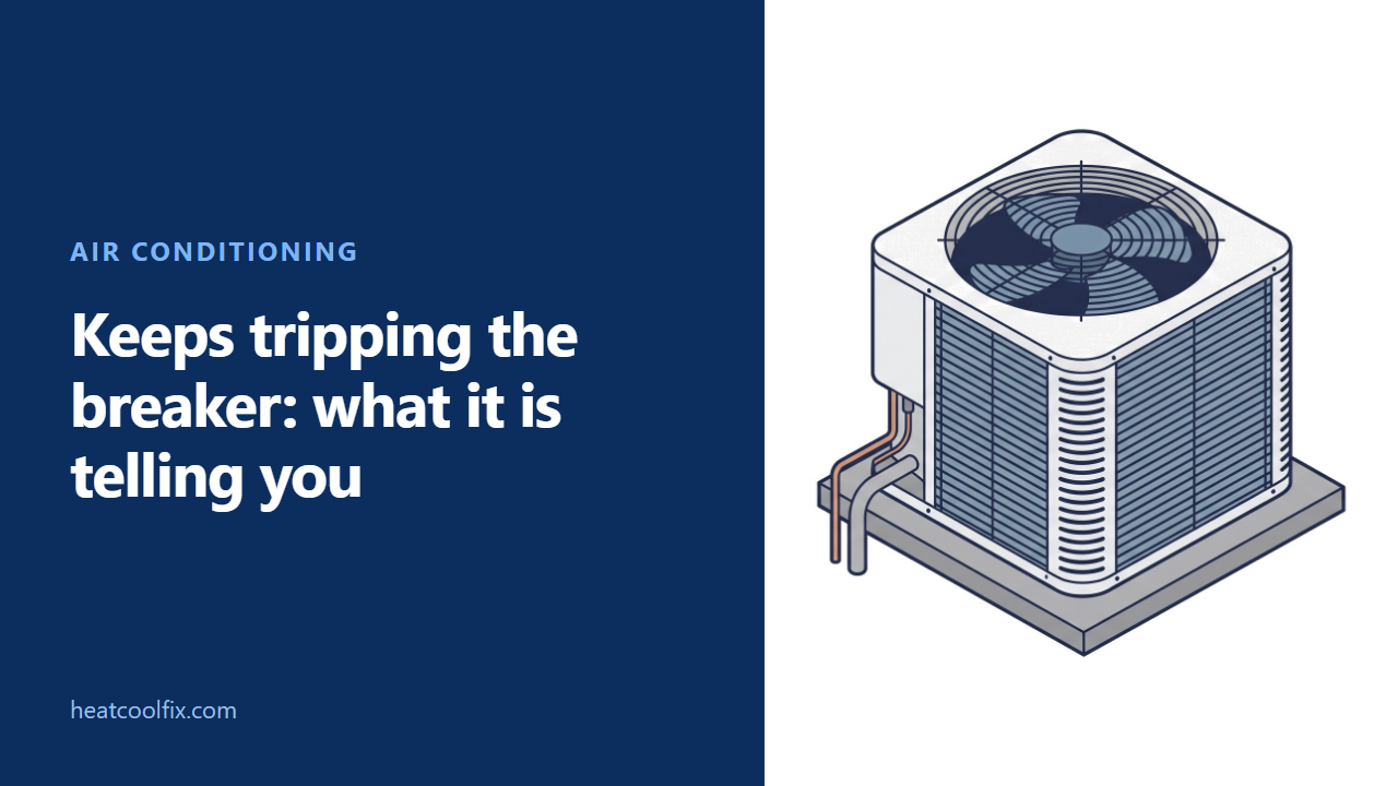 AC or Furnace Keeps Tripping the Breaker