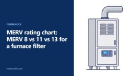 MERV Rating Chart: MERV 8 vs 11 vs 13 for a Furnace Filter