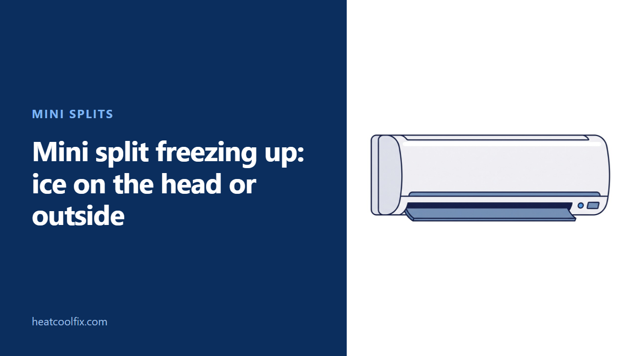 Mini Split Freezing Up: Ice on the Head or Outside
