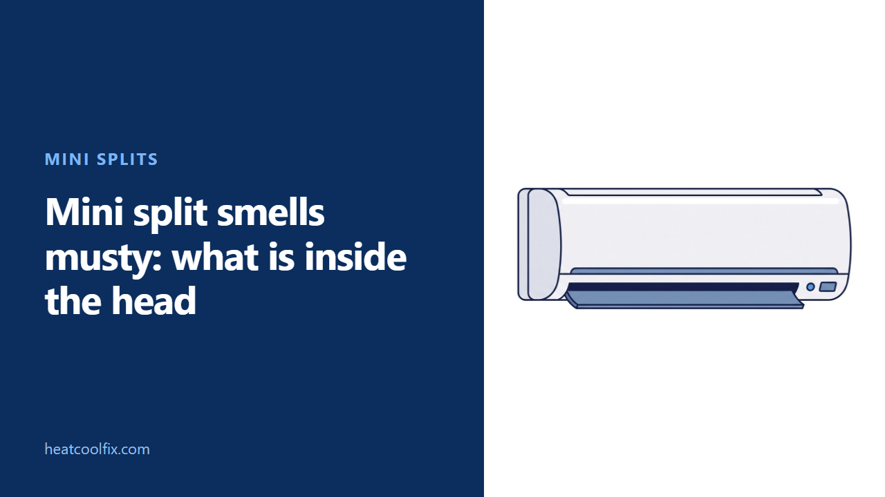 Mini Split Smells Musty: What Is Inside the Head