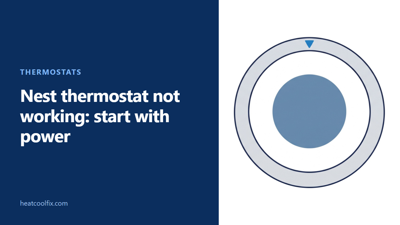 Nest Thermostat Not Working: Power, Eco and Resets