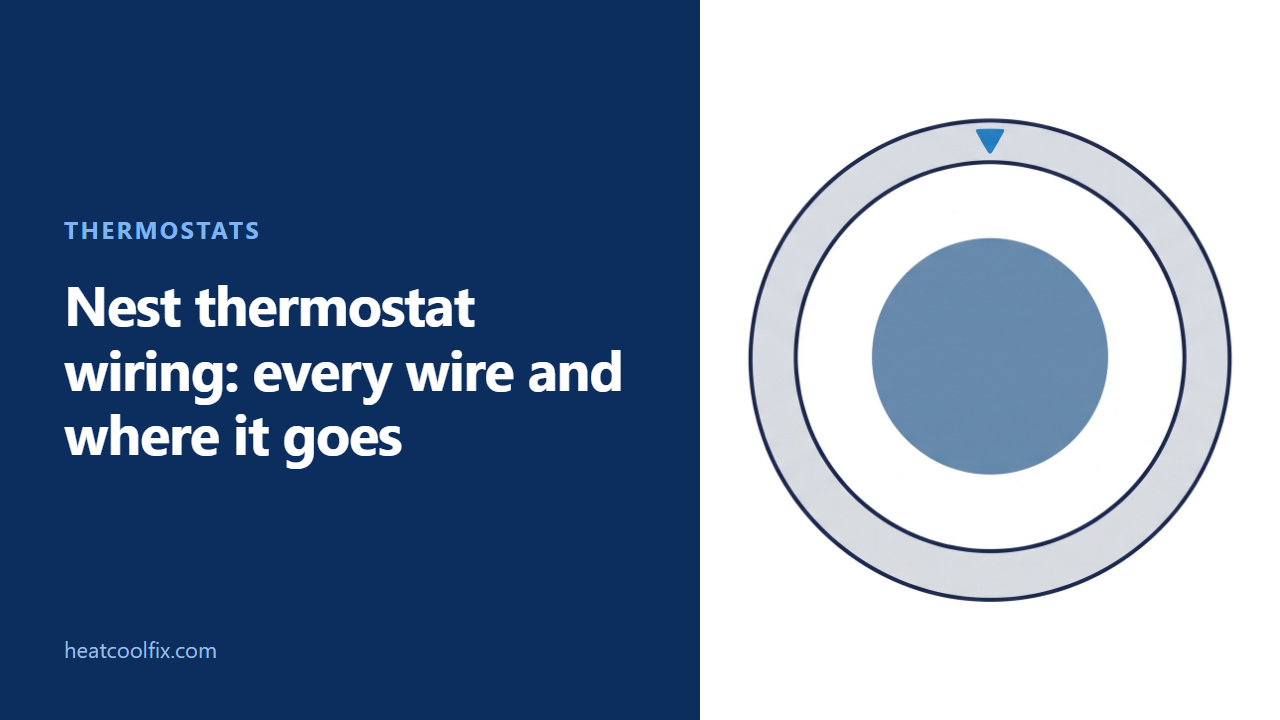Nest Thermostat Wiring: Every Wire and Where It Goes