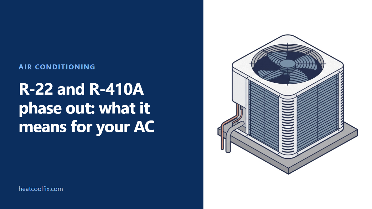 R-22 and R-410A Phase Out: What It Means for Your AC