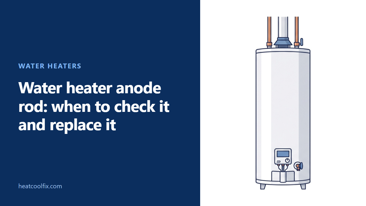 Water Heater Anode Rod: When to Check It and Replace It