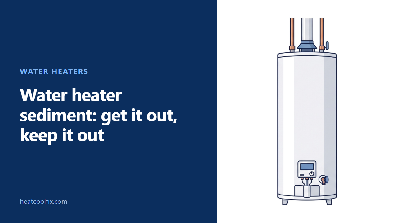 Water Heater Sediment: Get It Out and Keep It Out