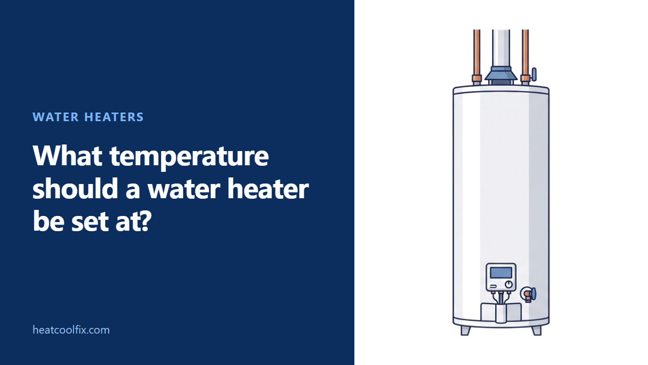 What Temperature Should a Water Heater Be Set At?