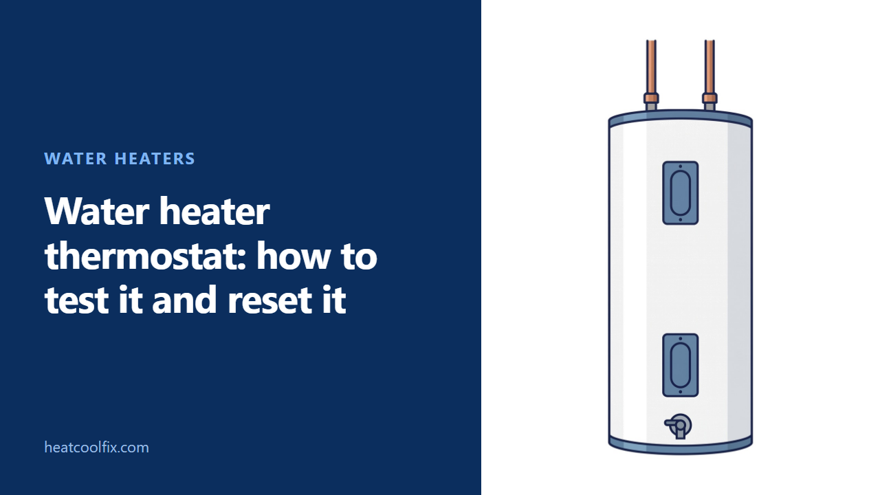 Water Heater Thermostat: How to Test It and Reset It