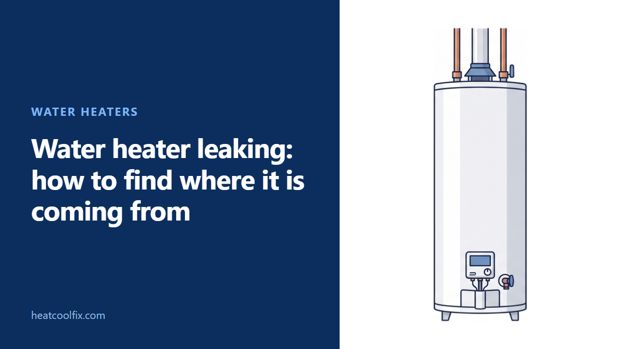 Water Heater Leaking: How to Find Where It Is Coming From