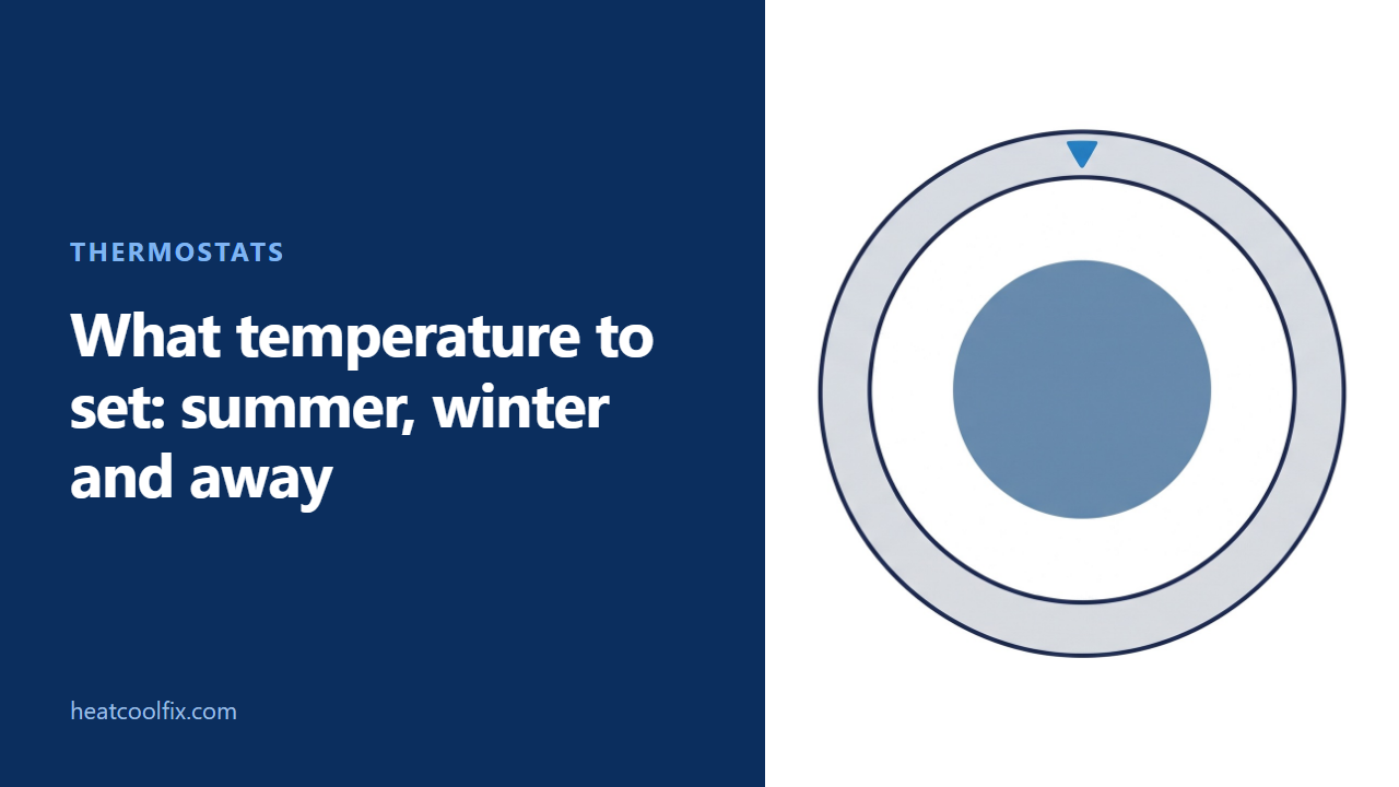 What Temperature to Set: Summer, Winter and Away