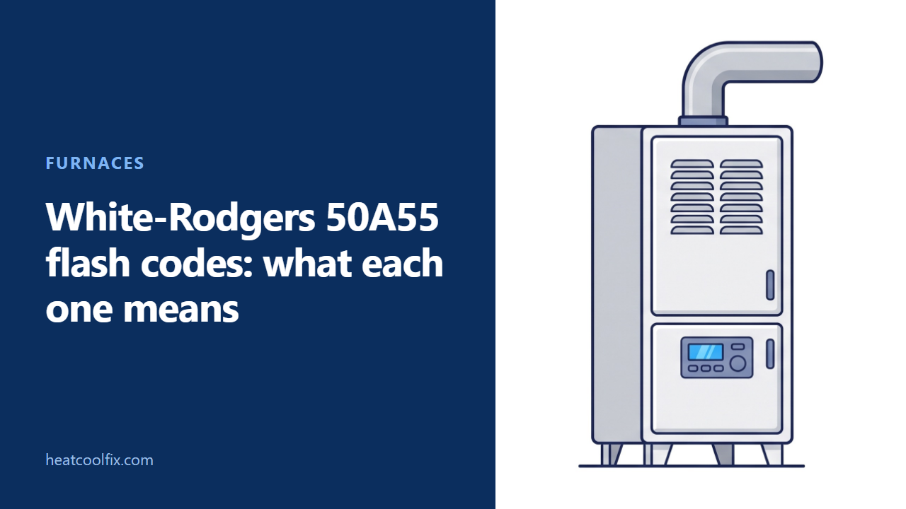White-Rodgers 50A55 Flash Codes: What Each One Means