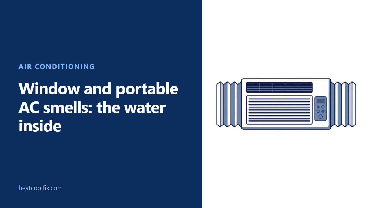 Window and Portable AC Smells: The Water Inside