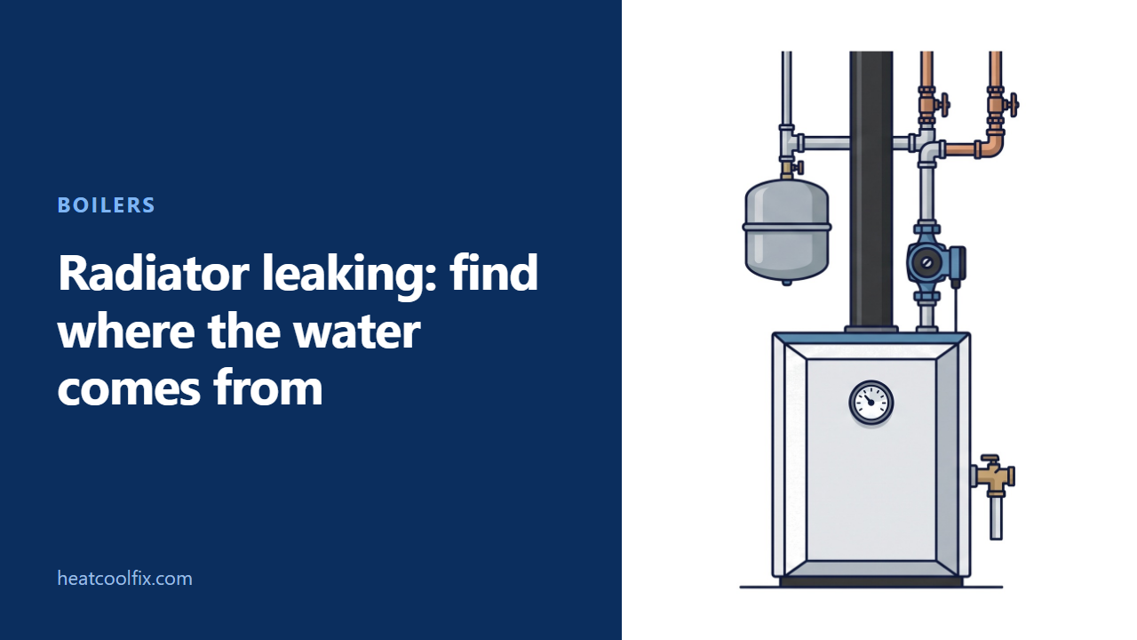 Radiator Leaking? Valve, Vent or the Radiator Itself