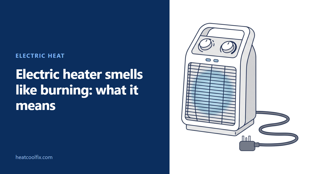 Electric Heater Smells Like Burning? Dust, Plug or Wiring